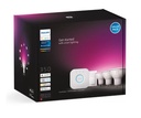 Philips Hue Renkli Akıllı Başlangıç Seti 3'lü Kumandalı GU10 Spot Bluetooth Özellikli